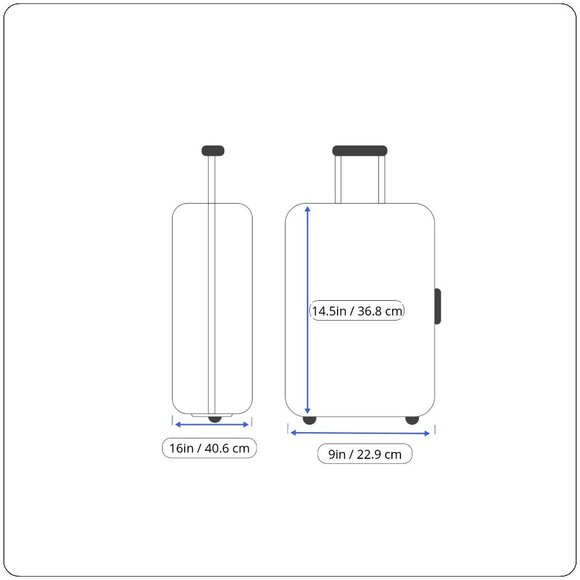 Samsonite Rolling Luggage Bag With Telescoping Handle & Multiple Compartments - Picture 13 of 13